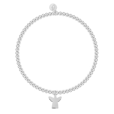Kugelarmband Schutzengel versilbert - Dianas Klosterlädchen