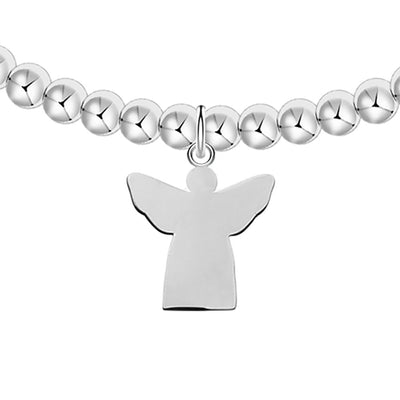Kugelarmband Schutzengel versilbert - Dianas Klosterlädchen