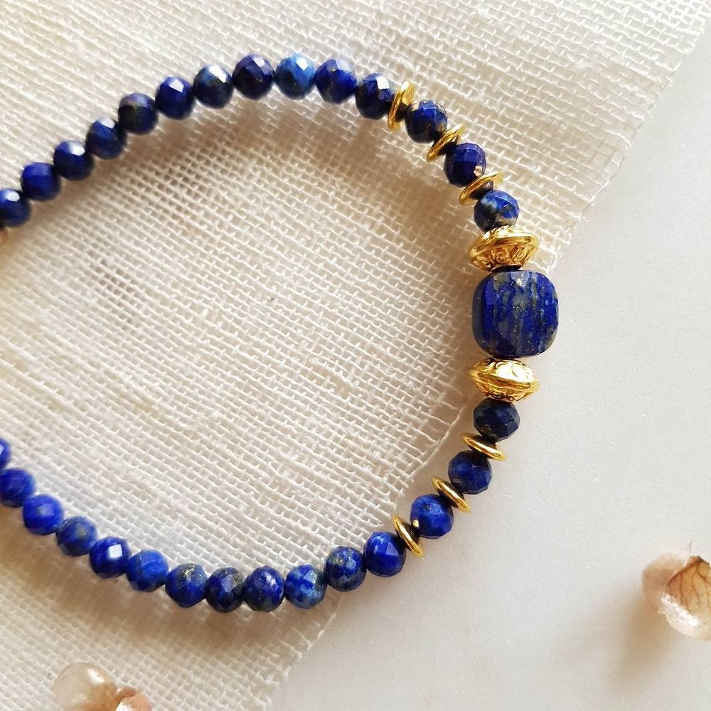 Lapis Armband CHIPS - Dianas Klosterlädchen