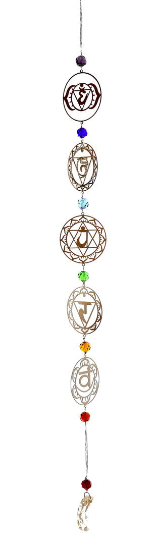 Magic Kristall Chakra Windspiel, ca. 85 cm - Dianas Klosterlädchen