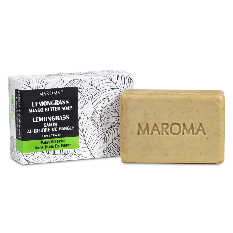 Maroma "Mangobutterseife Lemongrass" - Fair Trade, palmölfrei, vegan - Dianas Klosterlädchen