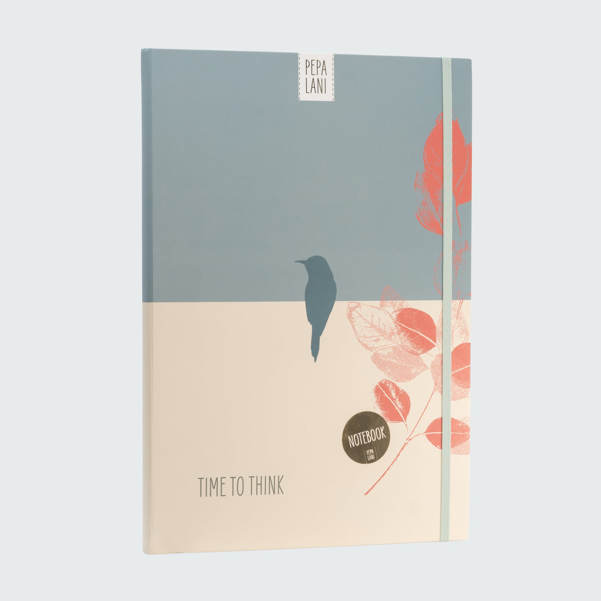 Notizbuch DIN A4, Bird Blue, Liniert/ Punktiert, PEPA LANI® - Dianas Klosterlädchen