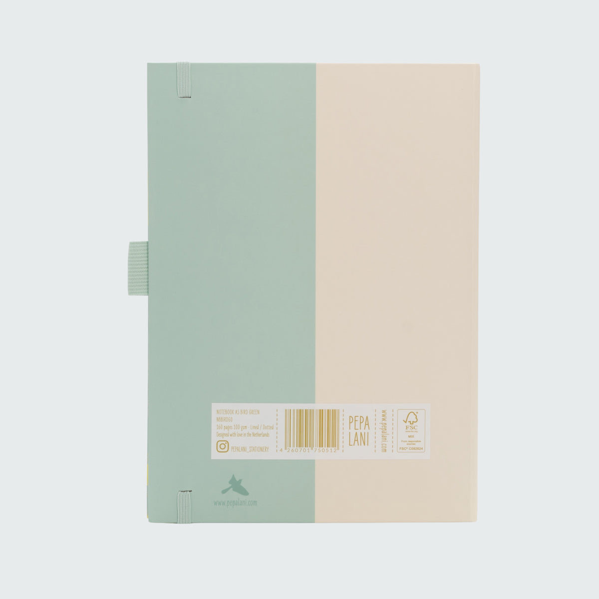 Notizbuch DIN A5 Bird Green - Dianas Klosterlädchen