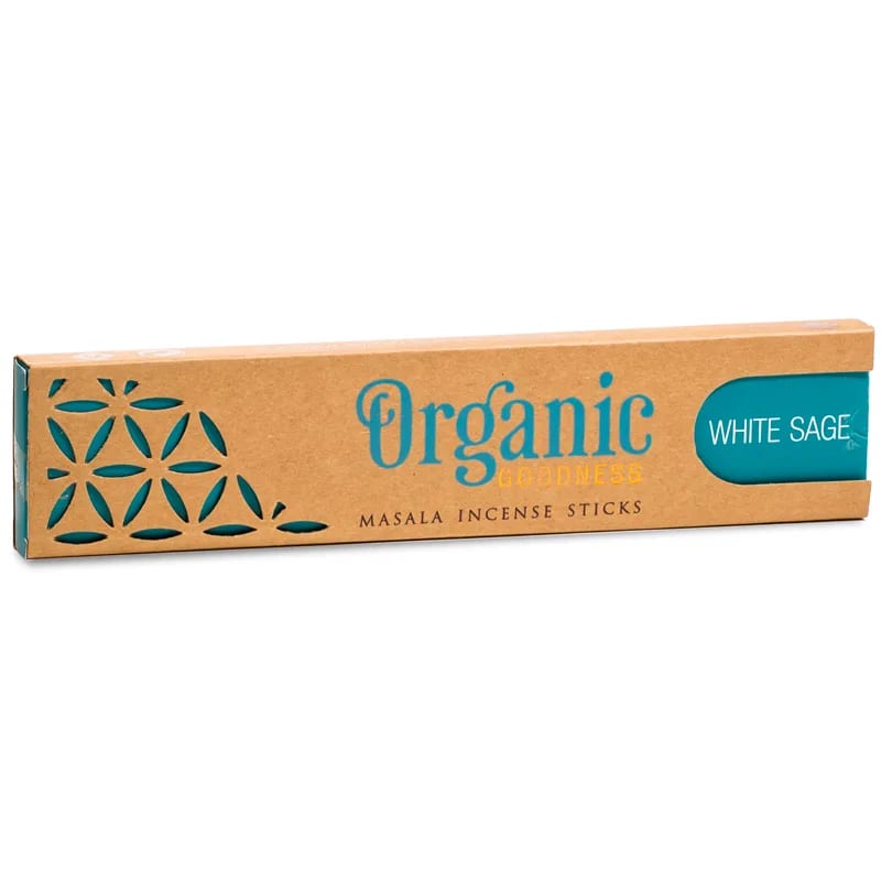 Organic Goodness  Masala Weißer Salbei Bio Räucherstäbchen - Dianas Klosterlädchen