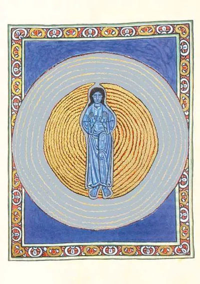 Premium-Kartenbox "Unendliches Licht"  nach Hildegard von Bingens Visionen - Dianas Klosterlädchen