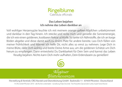 Ringelblume 50ml | Allgäuer Blütenessenz @klosterlaedchen