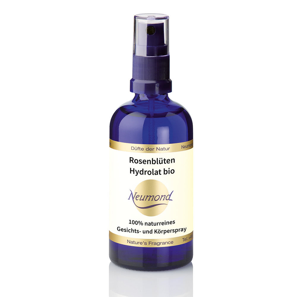 Rosenblüten Hydrolat bio Gesichts- u. Körperspray, 100ml - Dianas Klosterlädchen