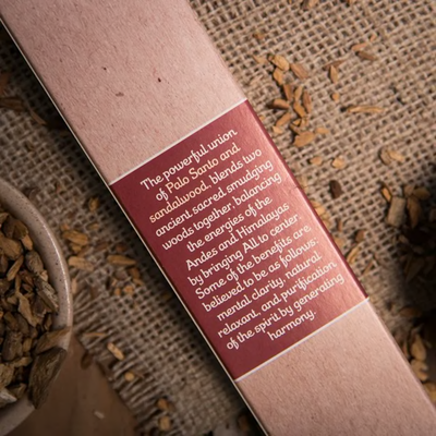 Sagrada Madre Räucherwerk Palo Santo & Sandelholz - Dianas Klosterlädchen