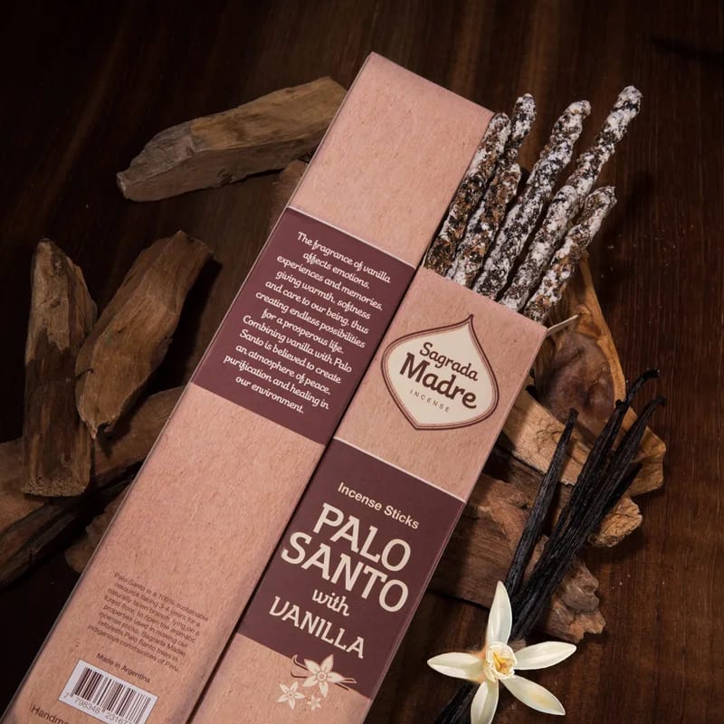 Sagrada Madre Räucherwerk Palo Santo & Vanille - Dianas Klosterlädchen
