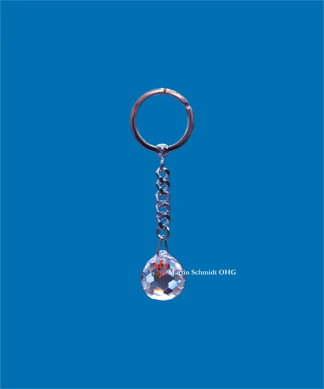 Schlüsselanhänger mit Kristall Kugel - Dianas Klosterlädchen