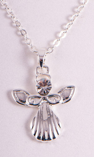 Schutzengel Anhänger mit 50cm Kette - Dianas Klosterlädchen
