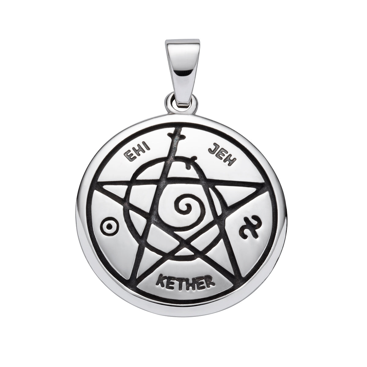 »Schutzglyphe« klein 23 mm | Anhänger silber - Dianas Klosterlädchen