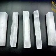 Selenit-Kristallstab 10 cm weiss - Dianas Klosterlädchen