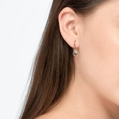 Single Creole PLATELET, 18 K Rosegold vergoldet - Dianas Klosterlädchen