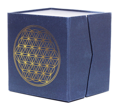 Sphärenkristall Pyramide Blume des Lebens 10x10cm - Dianas Klosterlädchen