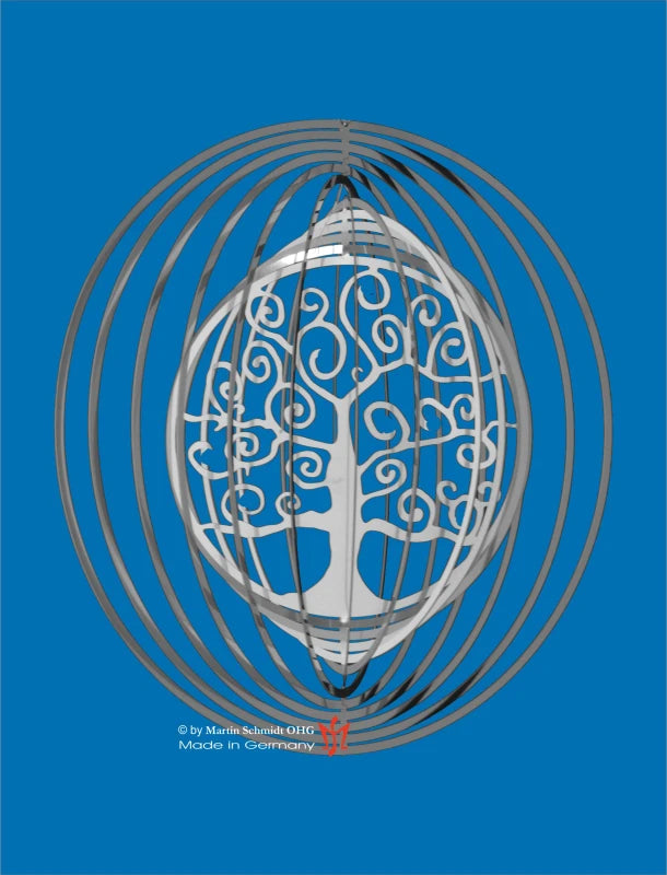 Windspiel Spirale Baum des Lebens pur Ø 15 cm - Dianas Klosterlädchen