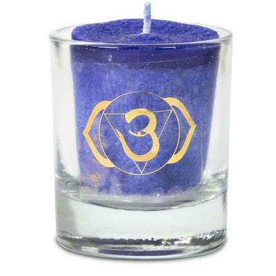 Votiv-Duftkerze 6. Chakra in Geschenkbox - Dianas Klosterlädchen