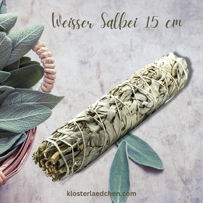 Weißer Salbei Bündel mit ca. 15 cm Länge - Dianas Klosterlädchen