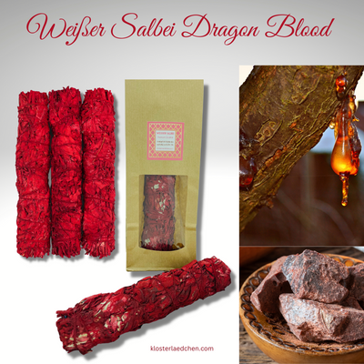 Weißer Salbei Dragon Blood Bündel groß ca. 23 cm | bio - Dianas Klosterlädchen