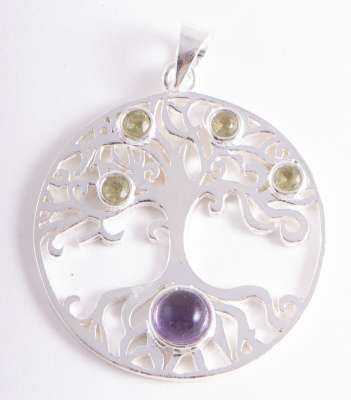 Yggdrasil, Anhänger 925 Silber - Dianas Klosterlädchen