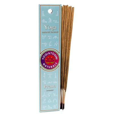 Yogi & Yogini Räucherstäbchen Prana | Basisduftnote Lavendel, 3 Päckchen - Dianas Klosterlädchen