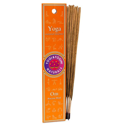 Yogi & Yogini Räucherstäbchen Yoga OM | Basisduftnote Benzoe 3 Päckchen - Dianas Klosterlädchen