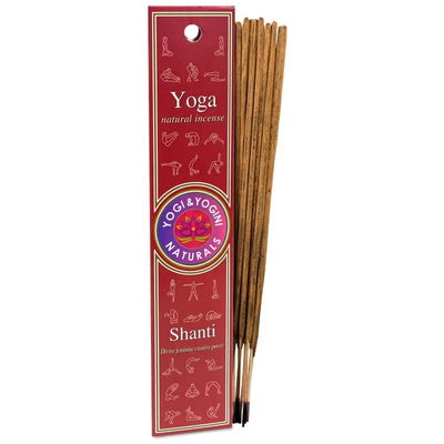 Yogi & Yogini Räucherstäbchen Yoga Shanti, Sandelholz  3 Pack - Dianas Klosterlädchen
