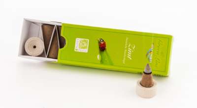 Zimt Räucherkegel Green Line 16 g - Dianas Klosterlädchen